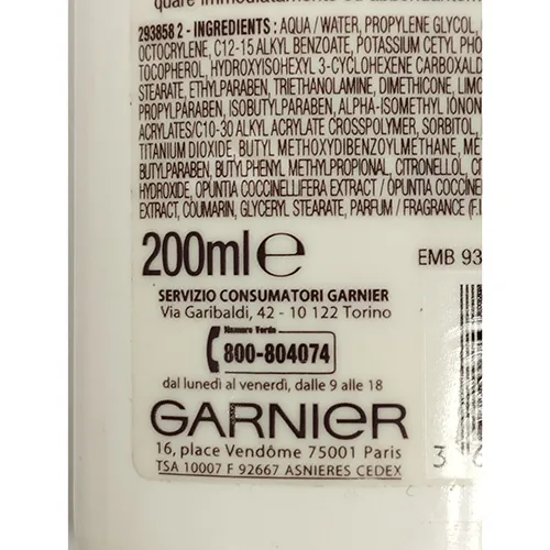 Garnier - Lapte de protecție solară