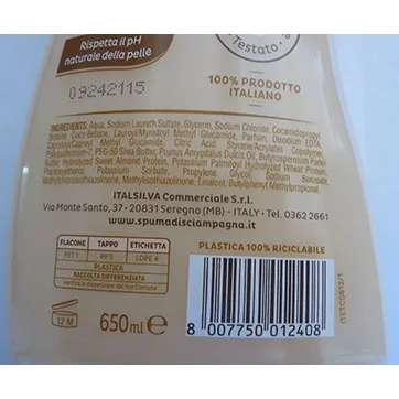 SPUMA DI SCIAMPAGNA - Cremă de baie și duș