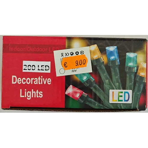 Lampă cu LED-uri de Crăciun.