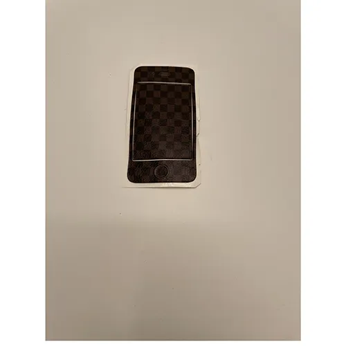 Ecran protector maro pentru iPhone 4/4S din plastic.