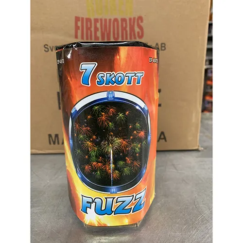 Focuri de artificii din categoria F2, baterie cu 7 focuri.
