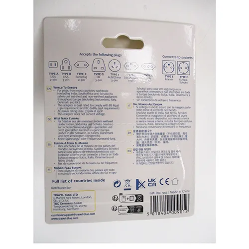 Travel Blue - Adaptor