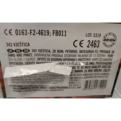 Orion pirotehnika - Focuri de artificii