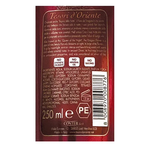 Tesori d'Oriente - Cremă de duș