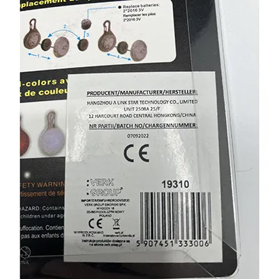 Lampă verde clip-on pentru câini. Produs vândut online, în special prin intermediul www.skyddsexperten.se.