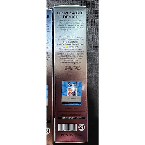 RAHdM - Țigară electronică de unică folosință