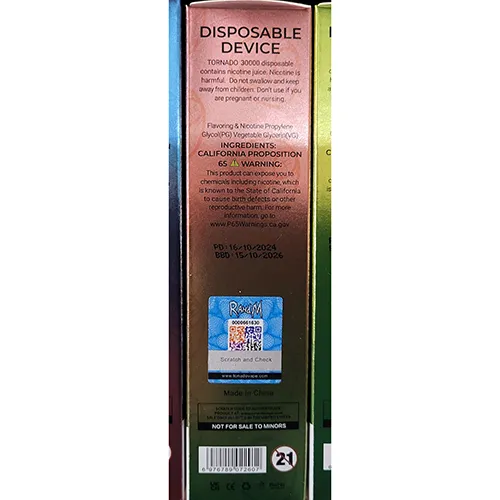 RAHdM - Țigară electronică de unică folosință