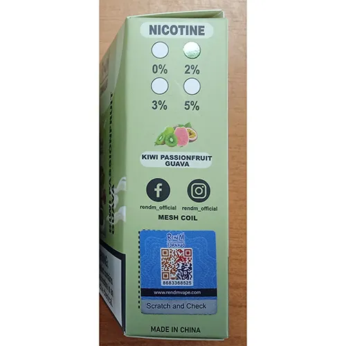 RENdM - Țigară electronică de unică folosință