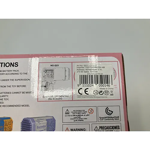 Pistol de jucărie Jazzy roz și alb cu lumină / ventilator electronic alimentat cu baterii.