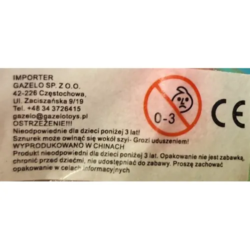 Minge de plastic, atașată la o tijă.