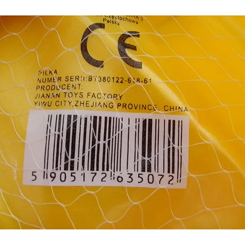 Minge gonflabilă din material plastic moale.