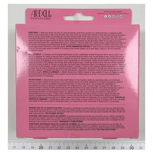 Ardell Professional - Trusă de laminare a sprâncenelor
