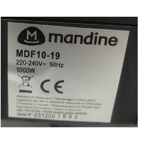 MANDINE - Fryer