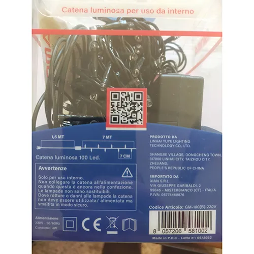 GINMA - Lanțul de iluminat