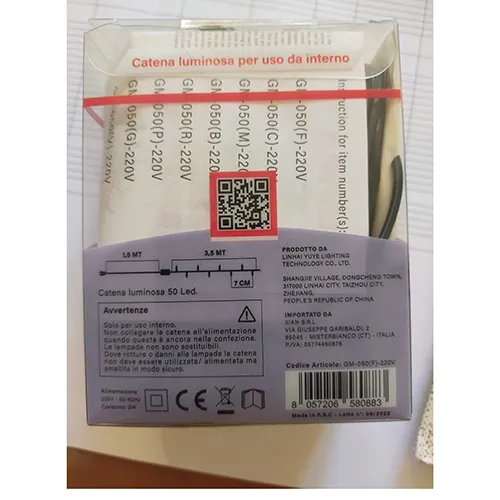 GINMA - Lanțul de iluminat