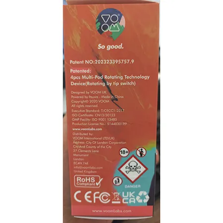 VOOM - Țigară electronică de unică folosință