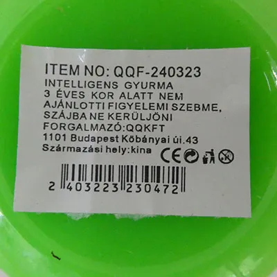 Mâzgă în două culori.