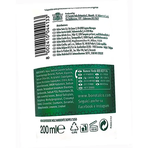 BOROTALCO - Gel de duș