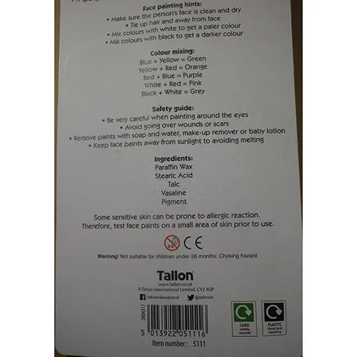 Party Crazy - Set de vopsea pentru față