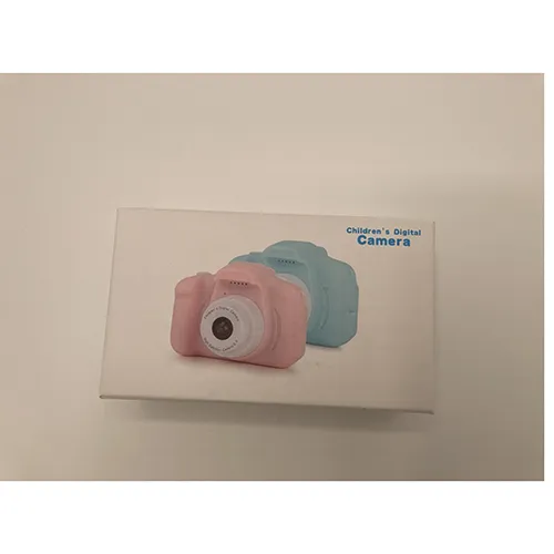 Cameră digitală albastră mică, cu cablu USB. Produs vândut online, în special prin intermediul www.dhgate.com.