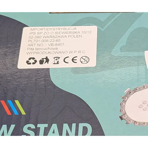 Kit adaptor pentru conversia polizorului unghiular în vederea utilizării ca ferăstrău cu lanț (polizor unghiular neinclus în articolul furnizat)