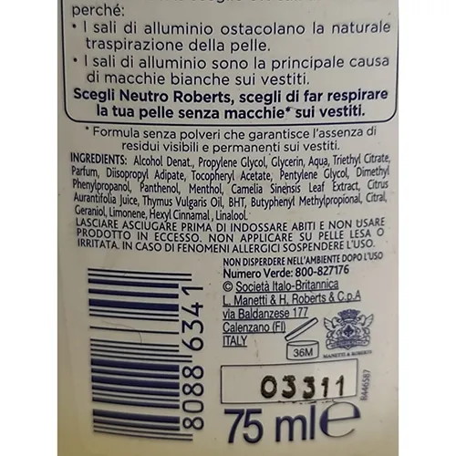 Neutro Roberts - Deodorant