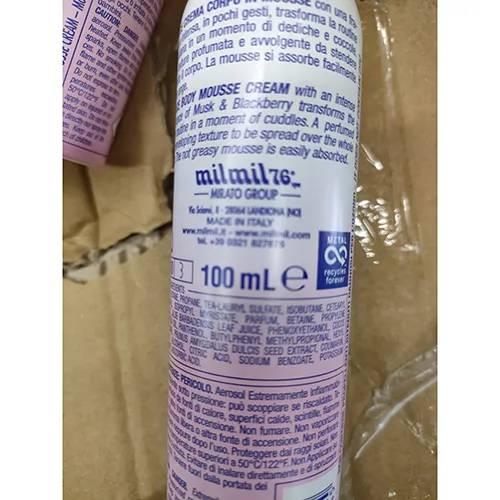 MilMil76 - Spumă de corp