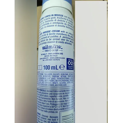 MilMil 76 - Spumă de corp