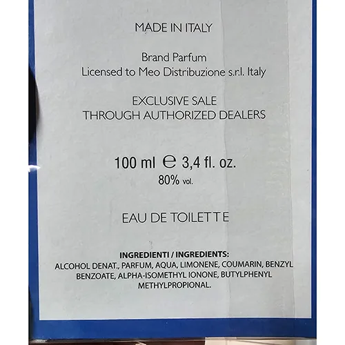 Meo Distribuzione - Apă de toaletă