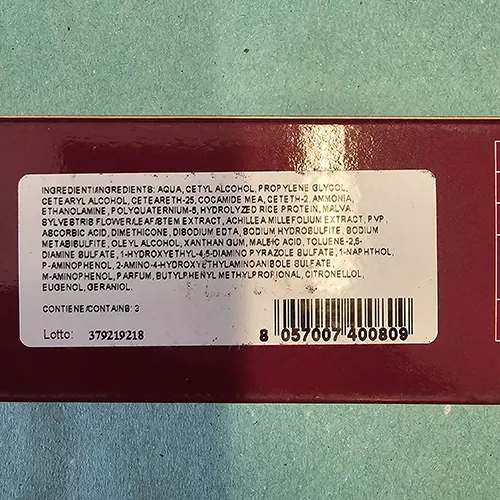 Ekre - Cremă de colorare a părului