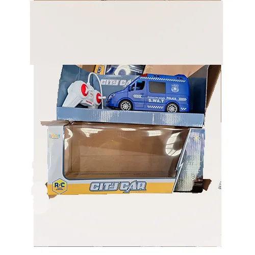 Jucării pentru vehicule de urgență controlate de la distanță, disponibile în trei stiluri.