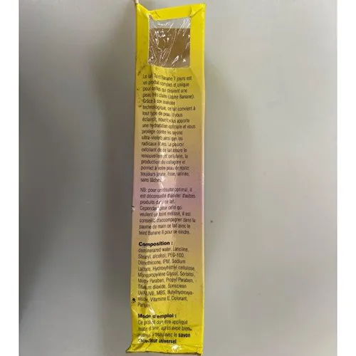 Loțiune de albire a pielii, 250 ml. Produs vândut online, în special prin intermediul www.cdiscount.com.