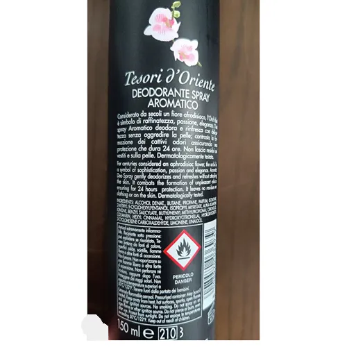 Tesori d'Oriente - Deodorant