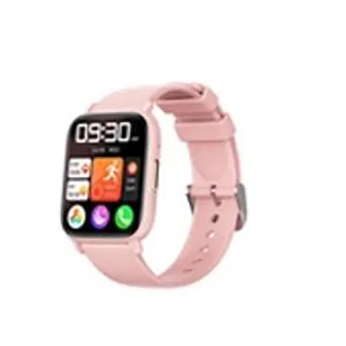 Ceas inteligent roz care pretinde că monitorizează nivelul zahărului din sânge într-un mod non-invaziv. Produs vândut online, în special prin intermediul DARTY.