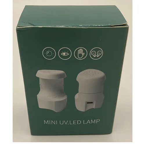 Lampă cu LED-uri UV. Produs vândut online, în special prin intermediul missfancy.se.