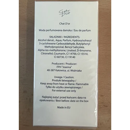 CHAT D´OR - Parfumuri
