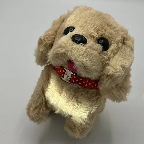 Câine de jucărie cu baterie.