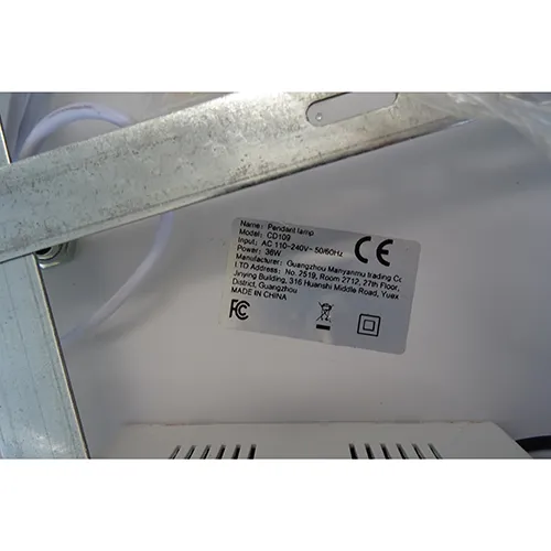 Lampă de plafon, 36W, AC 110-240V, 50-60Hz. Produs vândut online, în special prin intermediul TEMU.