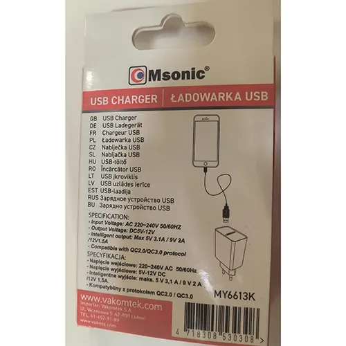 Msonic - Încărcător USB