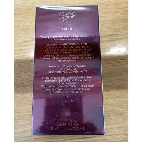 CHAT D'OR - Parfum