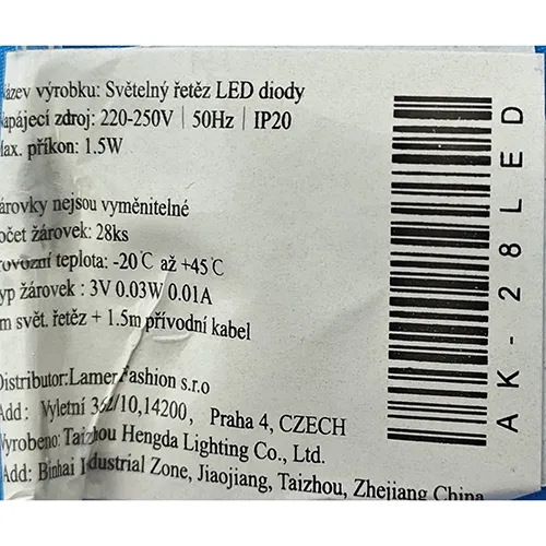 L&S - Lanț de iluminat