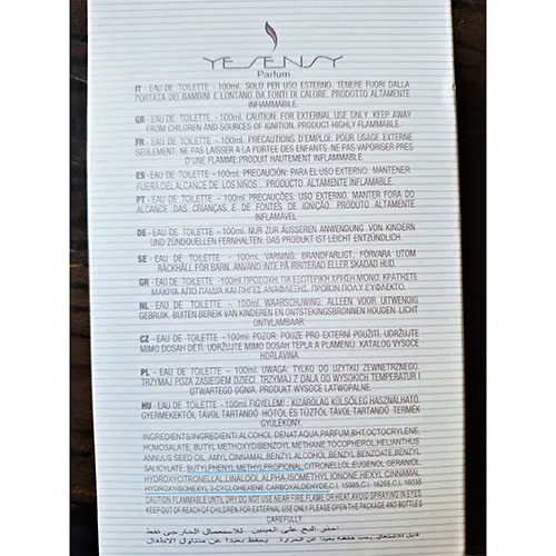 YESENSY - Apă de toaletă