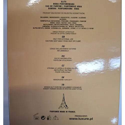 LUXURE PARFUMES - Parfum