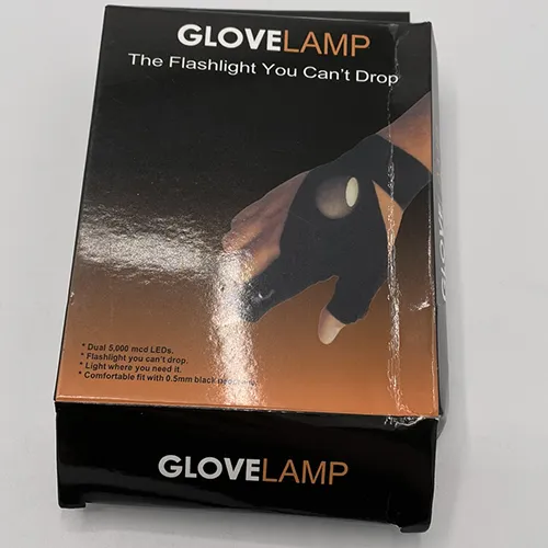 Mănușă pentru mâna dreaptă cu lumini LED.