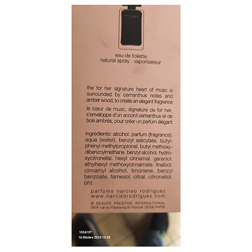 Narciso Rodriguez - Apă de toaletă