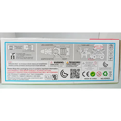 Jucărie de plastic constând dintr-un cal trăgând o trăsură.