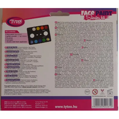 TYTOO - Set de vopsea pentru față