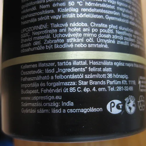 U.S. PRESTIGE - Spray pentru corp