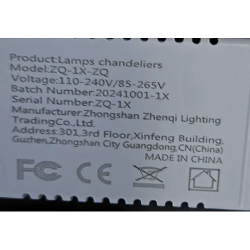 Lampă de plafon, 85-265V/110-240V. Produs vândut online, în special prin intermediul TEMU (număr de identificare: 601100282335172).