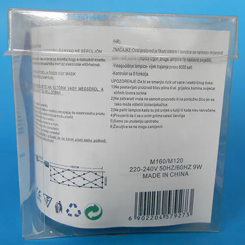 Lanț de iluminat decorativ în formă de plasă cu lumini LED de neînlocuit și o unitate de control intermitentă, 1,2 m x 1,6 m.